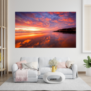 De Bakke Beach at sunrise.