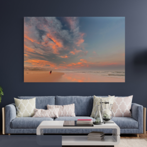 An awe inspiring sunset paints the skies above Klein Brak Beach on a Sunday afternoon