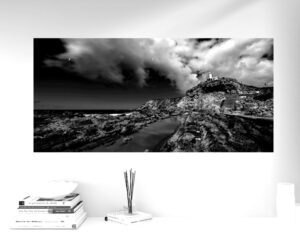 The Cape St. Blaize Lighthouse keeps faithful watch at The Point, Mossel Bay.